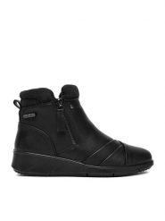 Go Soft Botki CEO-KFB24WW005-01 Czarny. Czarne botki damskie GO SOFT, bez wzorów, z materiału, bez obcasa, na płaskiej podeszwie, bez zapięcia. Za 179.99 zł.