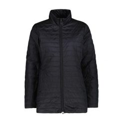 Kurtka damska turystyczna CMP 35Z7986. Czarne kurtki sportowe damskie CMP, l, bez wzorów, bez ramiączek, bez kaptura. Za 367.50 zł.