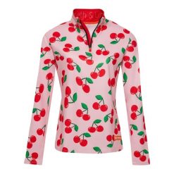 Bluza narciarska Damska Gareth & Lucas The One Hundred and Eight. Czerwone bluzy damskie GARETH & LUCAS, na zimę, bez wzorów, z elastanu, sportowe, bez ramiączek, bez kaptura. Za 229.99 zł.