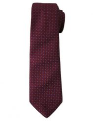 Stylowy Krawat Męski w Drobny, Oryginalny Wzór - 6 cm - Alties, Ciemny Bordowy. Czerwone krawaty i muchy Alties, bez wzorów, z tkaniny, eleganckie. Za 49.00 zł.