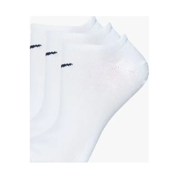 Nike Skarpety 3Ppk Value No Show , biały, rozmiar L. Białe skarpetki damskie Nike, bez wzorów, z bawełny. W wyprzedaży za 34.99 zł.