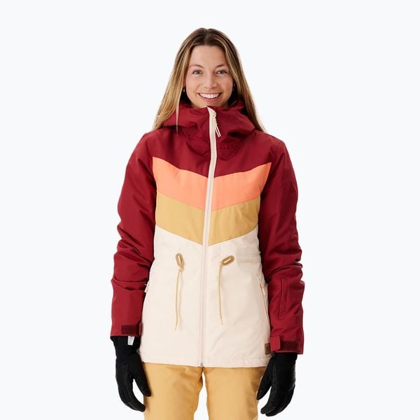 Kurtka snowboardowa damska Rip Curl Rider Betty. Brązowe kurtki sportowe damskie Rip Curl, na zimę, l, bez wzorów, bez ramiączek, bez kaptura, narciarskie. Za 479.99 zł.