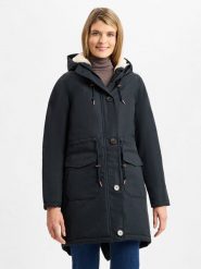 Derbe Funkcjonalna parka - Friese Festholm Kobiety Sztuczne włókno niebieski, 36. Niebieskie parki damskie Derbe, bez wzorów, z włókna, bez kaptura. Za 849.95 zł.