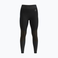Spodnie termoaktywne damskie ODLO Fundamentals Performance Warm Bl Bottom Long. Czarne bielizna sportowa damska ODLO, bez wzorów. Za 169.99 zł.