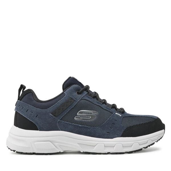 Trekkingi Skechers. Niebieskie buty zimowe męskie Skechers, bez zapięcia. Za 339.99 zł.