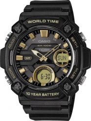 Zegarek Casio Zegarek męski Casio AEQ-120W-9AVEF - 10BAR. Zegarki męskie Casio, bez wzorów. Za 311.81 zł.