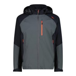 Kurtka przeciwdeszczowa męska CMP Fayro Jacket. Czarne kurtki sportowe męskie CMP, na zimę, m, bez wzorów, bez kaptura, narciarskie. Za 384.99 zł.