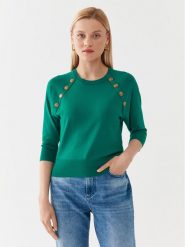 Marella Sweter Ossido 2333660437 Zielony Regular Fit. Zielone swetry nierozpinane damskie Marella, m, bez wzorów, z syntetyku, bez kołnierzyka, bez ramiączek. W wyprzedaży za 509.99 zł.