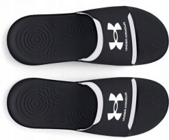 Under Armour KLAPKI SPOROTWE MĘSKIE UNDER ARMOUR 3027219-001 NA BASEN PLAŻĘ. Klapki męskie Under Armour, bez wzorów, bez zapięcia. Za 89.00 zł.