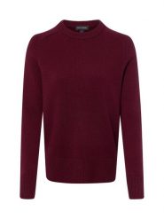 Franco Callegari Sweter z dzianiny merino Kobiety drobna dzianina czerwony, XL. Czerwone swetry nierozpinane damskie Franco Callegari, xl, bez wzorów, z dzianiny, bez kołnierzyka, bez ramiączek. Za 299.95 zł.