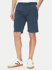La Martina Szorty materiałowe Vics MAB004 TL147 Granatowy Regular Fit. Niebieskie szorty męskie La Martina, bez wzorów, z bawełny. Za 489.99 zł.