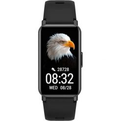 Inteligentny Zegarek Dla Dorosłych Unisex AT806 (baterie W Zestawie). Czarne zegarki męskie PRIXTON, bez wzorów, z materiału. Za 296.99 zł.