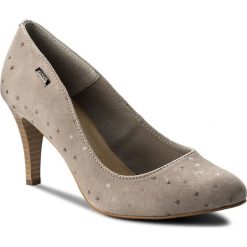 Czółenka i Szpilki LASOCKI 355-01F. Szare szpilki damskie Lasocki, bez wzorów, ze skóry, bez obcasa, na szpilce, bez zapięcia. W wyprzedaży za 139.99 zł.