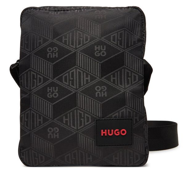 Saszetka HUGO. Czarne saszetki i nerki męskie Hugo, małe. Za 179.99 zł.