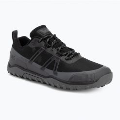 Buty barefoot męskie Xero Shoes Scrambler Trail Low WP. Czarne buty zimowe męskie XERO SHOES, bez wzorów, bez obcasa, bez zapięcia. Za 589.99 zł.