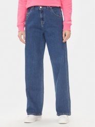 Tommy Jeans Jeansy Daisy DW0DW17185 Niebieski Baggy Fit. Niebieskie jeansy damskie Tommy Jeans, bez wzorów, z bawełny. Za 329.99 zł.