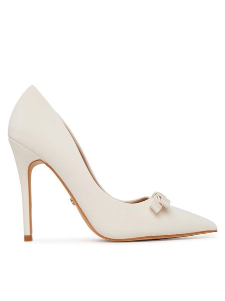 DeeZee Szpilki GAO-2312-6A Écru. Szpilki damskie DeeZee, bez wzorów, z materiału, bez obcasa, na szpilce, bez zapięcia. Za 139.99 zł.