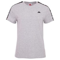 Koszulka damska Kappa Jara szara. Szare bluzki damskie Kappa, l, bez wzorów, sportowe, bez kołnierzyka, bez ramiączek. Za 56.99 zł.