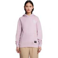 Bluza z kapturem Puma X Sophia Chang Graphic Hoodie, Kobiety. Czerwone bluzy damskie Puma, m, bez wzorów, z bawełny, bez ramiączek, z kapturem. Za 490.00 zł.