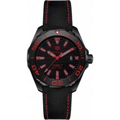 RABAT ZEGAREK TAG HEUER AQUARACER WAY208A.FC6381. Zielone zegarki męskie TAG HEUER, bez wzorów, z gumy, ceramiczne. W wyprzedaży za 9,550.00 zł.