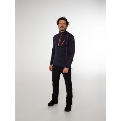 Koszulka męska Protest HUMANS 1/4 zip top. Czarne bluzy męskie Protest, m, bez wzorów, bez ramiączek, bez kaptura. Za 259.99 zł.