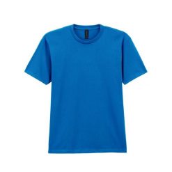 Koszulka Unisex Dla Dorosłych Softstyle Midweight. Niebieskie bluzki damskie GILDAN, xl, bez wzorów, sportowe, bez kołnierzyka, bez ramiączek. Za 55.99 zł.