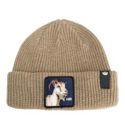 Czapka Beanie Goorin Bros The Him Beżowa. Brązowe czapki męskie Goorin Bros, bez wzorów. Za 181.89 zł.