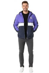 Kurtka turystyczna męska Geographical Norway Aplus. Niebieskie kurtki sportowe męskie Geographical Norway, na jesień, m, bez wzorów, z materiału, bez kaptura, trekkingowe. Za 224.49 zł.