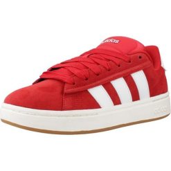 Buty ADIDAS COURT ALPHA Czerwony. Czerwone buty zimowe męskie Adidas, bez wzorów, z tkaniny, bez obcasa, bez zapięcia. W wyprzedaży za 314.55 zł.