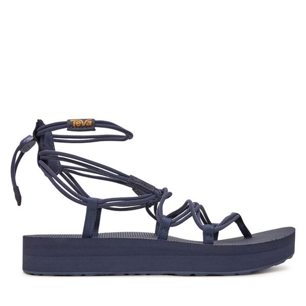 Sandały Teva. Fioletowe sandały damskie Teva, bez wzorów, bez obcasa, na płaskiej podeszwie, bez zapięcia. Za 349.99 zł.