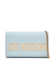 LOVE MOSCHINO Torebka JC4103PP1MKD0712 Błękitny. Niebieskie torebki do ręki damskie Love Moschino, bez wzorów, ze skóry, bez dodatków. Za 369.99 zł.