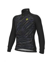 Kurtka rowerowa męska Alé Cycling Solid Byte. Czarne kurtki męskie ALÉ CYCLING, na jesień, l, bez wzorów, z elastanu, bez kaptura, na fitness i siłownię. Za 542.99 zł.