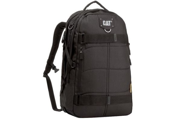 Plecak unisex Caterpillar Bryan Backpack pojemność 27 L. Czarne plecaki męskie CATERPILLAR, bez wzorów, z materiału, sportowe. Za 259.99 zł.