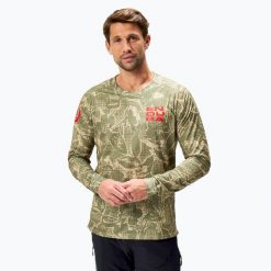Longsleeve rowerowy męski Endura Grid Floral Ltd. Zielone bluzy męskie ENDURA, m, bez wzorów, sportowe, bez ramiączek, bez kaptura. Za 199.99 zł.