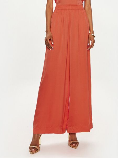 ViCOLO Spodnie materiałowe TB0034 Pomarańczowy Relaxed Fit. Brązowe spodnie materiałowe damskie ViCOLO, bez wzorów, z materiału. Za 199.99 zł.