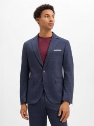 Cinque marynarka z zestawu modułowego Mężczyźni Regular Fit niebieski, 48. Niebieskie garnitury męskie Cinque, m, bez wzorów, z syntetyku, eleganckie. Za 1,099.95 zł.