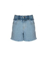 Pinko Szorty "Bradford" | V10XD A0DD | Kobieta | Błękitny. Niebieskie szorty damskie Pinko, bez wzorów, z bawełny, eleganckie. W wyprzedaży za 349.00 zł.
