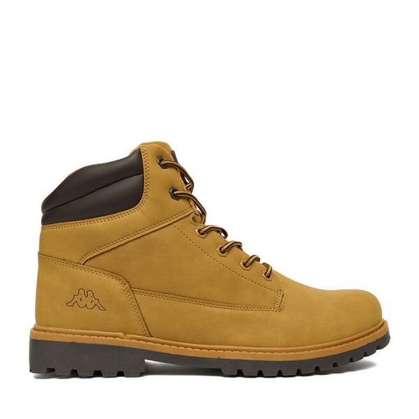 Trzewiki Kappa. Brązowe botki męskie Kappa, bez wzorów, bez obcasa, bez zapięcia. Za 219.99 zł.