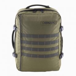 Plecak torba podręczna CabinZero Military 36 L CZ18. Zielone plecaki męskie CABINZERO, bez wzorów, sportowe. W wyprzedaży za 394.95 zł.