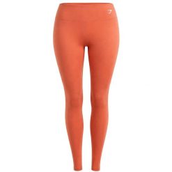 Legginsy treningowe damskie Gymshark Training 7/8. Brązowe legginsy damskie GYMSHARK, bez wzorów. Za 109.99 zł.