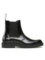 KARL LAGERFELD Sztyblety KL11443 Czarny. Czarne botki męskie KARL LAGERFELD, bez wzorów, ze skóry, bez obcasa, bez zapięcia. Za 1,299.00 zł.