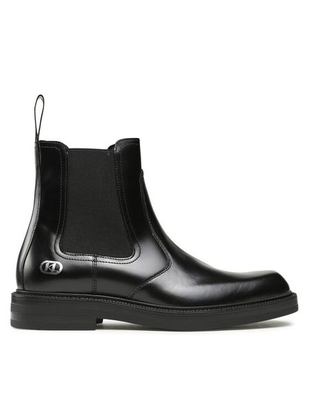 KARL LAGERFELD Sztyblety KL11443 Czarny. Czarne botki męskie KARL LAGERFELD, bez wzorów, ze skóry, bez obcasa, bez zapięcia. Za 889.99 zł.