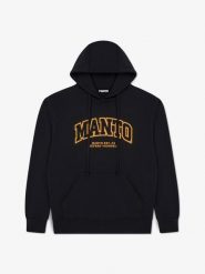 MANTO bluza z kapturem VARSITY 26 czarna. Czarne bluzy damskie Manto, l, bez wzorów, z bawełny, bez ramiączek, z kapturem. Za 269.99 zł.