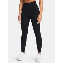 Legginsy do biegania damskie Under Armou Launch Elite. Czarne legginsy damskie Under Armour, bez wzorów. W wyprzedaży za 344.50 zł.