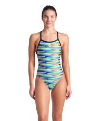 Strój Kąpielowy Arena Racing Stripe Swimsuit XCR. Brązowe stroje kąpielowe damskie ARENA, l, bez wzorów, z materiału. Za 219.99 zł.
