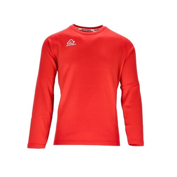 Bluza z okrągłym dekoltem Acerbis Tagete. Czerwone bluzy damskie ACERBIS, s, bez wzorów, z dresówki, klasyczne, bez ramiączek, bez kaptura. Za 166.00 zł.