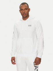EA7 Emporio Armani Bluza 7M000569 AF13512 M0003 Biały Regular Fit. Białe bluzy męskie EA7 Emporio Armani, m, bez wzorów, z bawełny, bez ramiączek, bez kaptura. Za 459.99 zł.