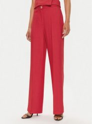 ViCOLO Spodnie materiałowe TB0049 Czerwony Regular Fit. Czerwone spodnie materiałowe damskie ViCOLO, bez wzorów, z materiału. Za 189.99 zł.