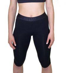 Legginsy do siatkówki damskie. Legginsy damskie ALLSIX, bez wzorów, z bawełny. Za 44.99 zł.