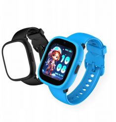 Smartwatch KidoBoo K3 WatchMe GEN2 4G Niebieski/Czarny (SB10608). Czarne zegarki smartwatch NoName, bez wzorów. Za 399.99 zł.